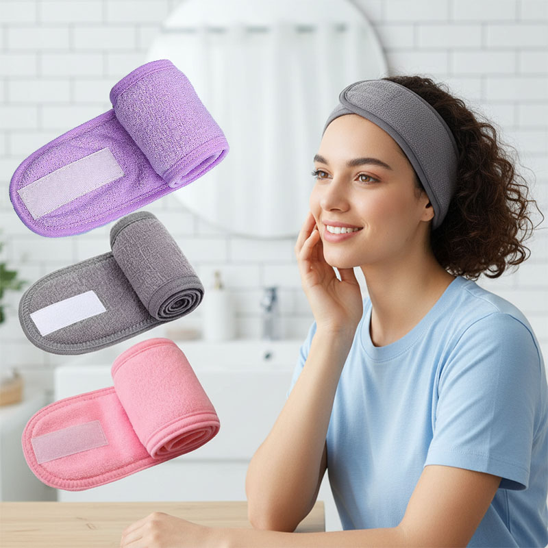 Hair Care Tools - Bandeau réglable pour yoga, spa, bain,