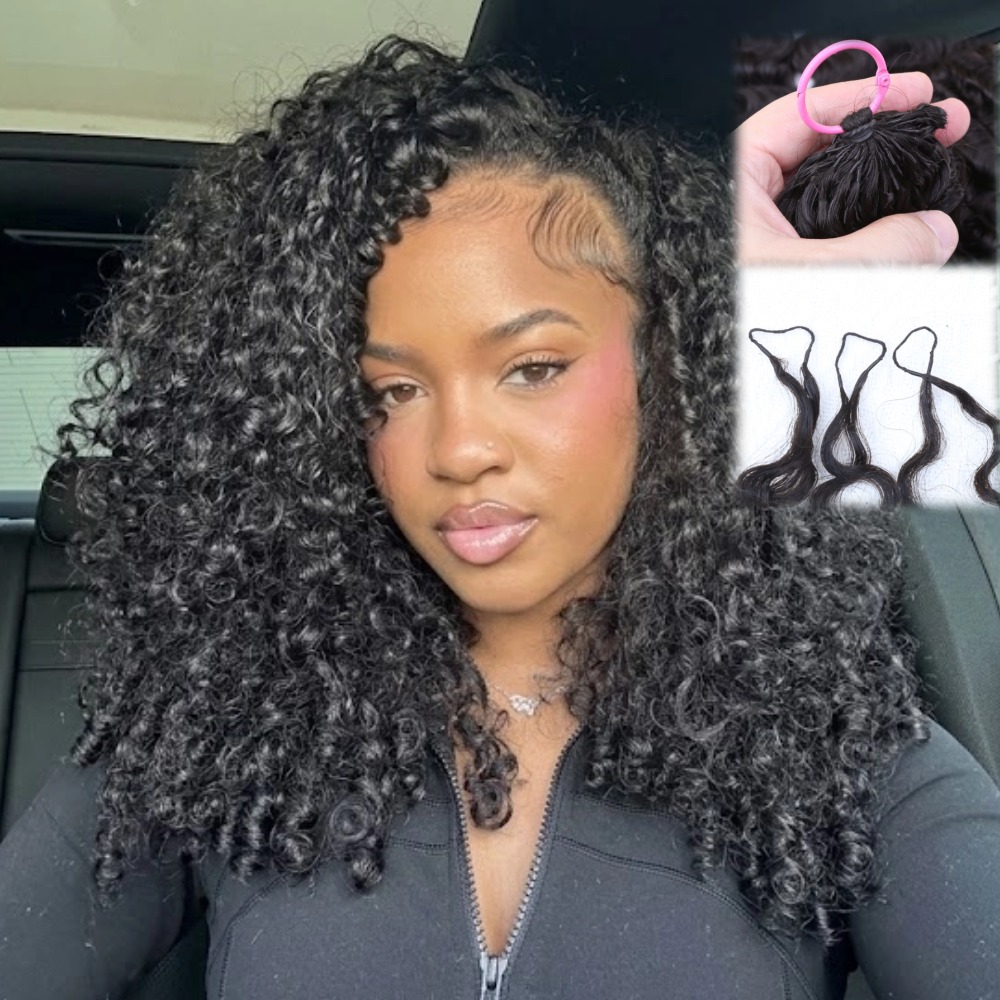Crochet Braiding Hair - Extensions de cheveux à crocheter pré-bouclées,