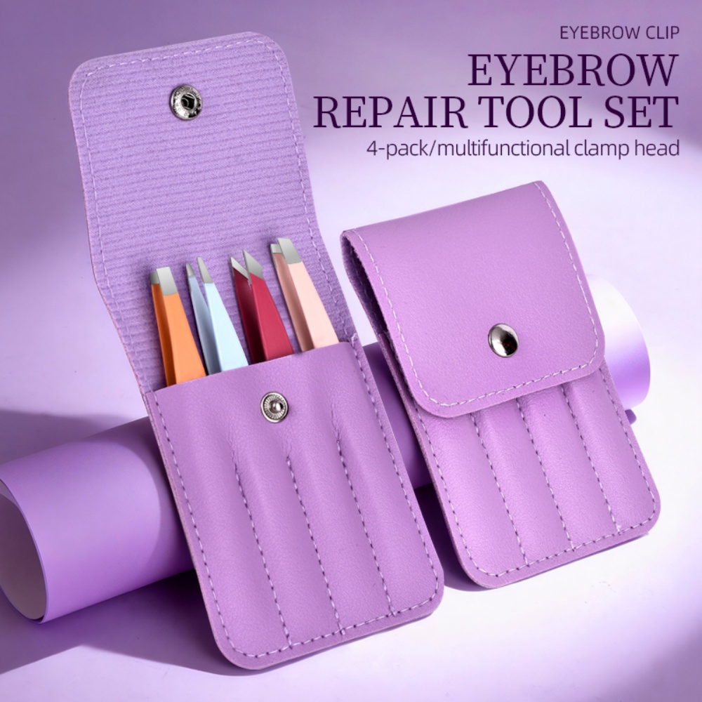 Hair Care Tools - Ensemble professionnel de pinces à sourcils
