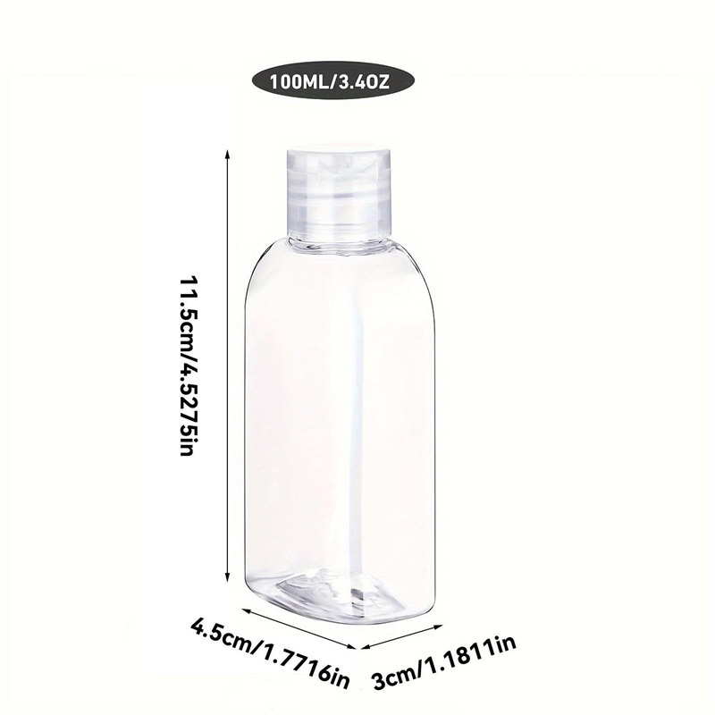 4 bouteilles de voyage transpa - Dry Shampoo Travel avis et prix