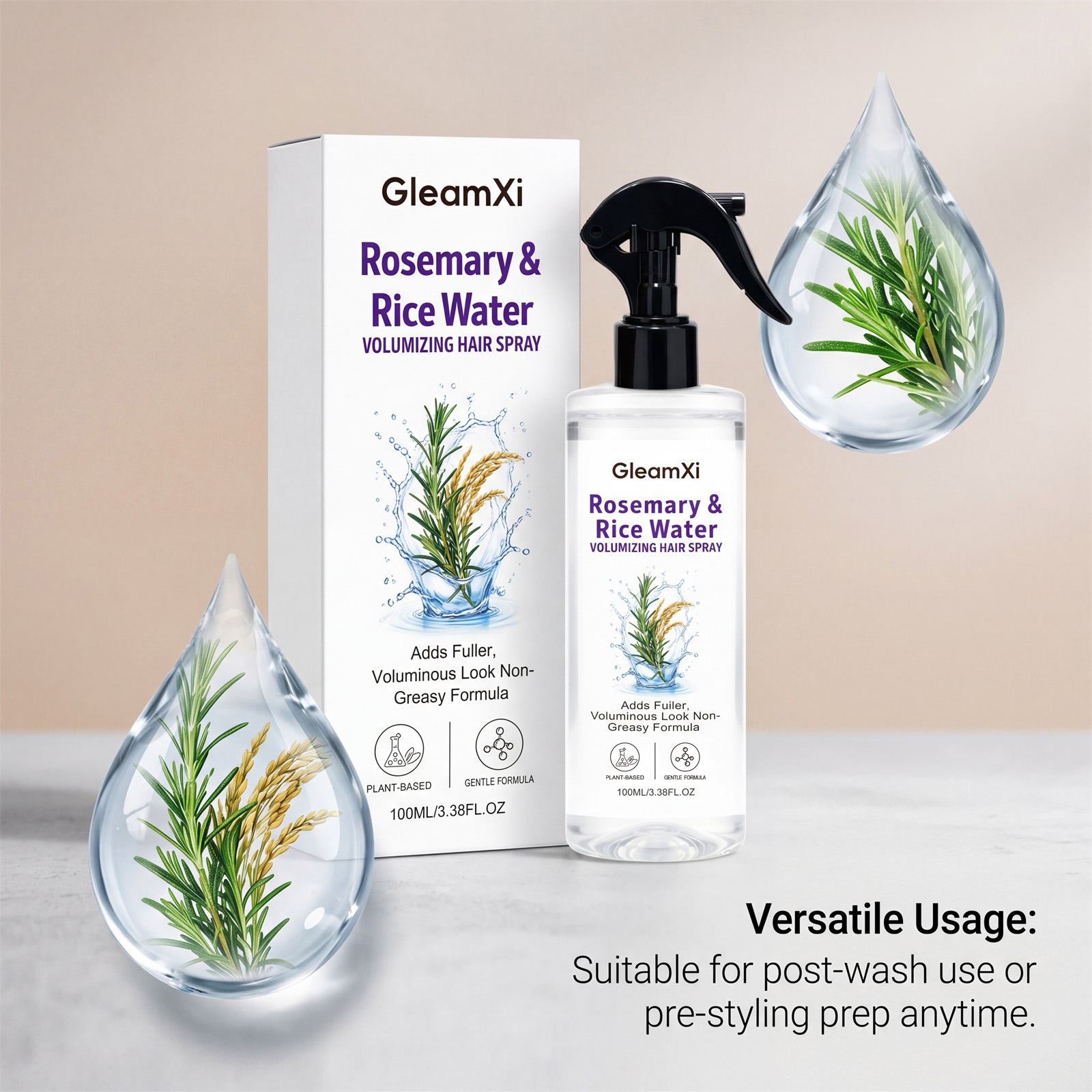 Spray Volumisant pour Cheveux  - Hair Care With Rice Water avis et prix