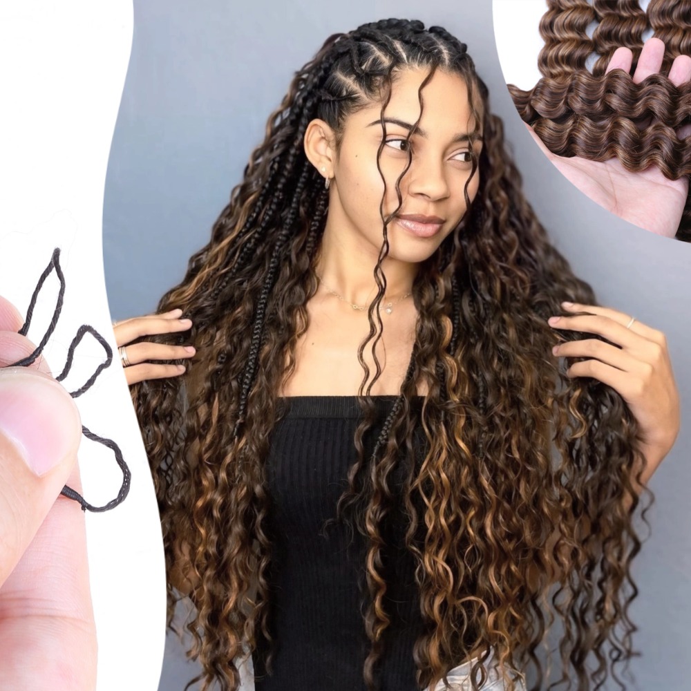 Extensions de cheveux naturels - Crochet Braiding Hair avis et prix