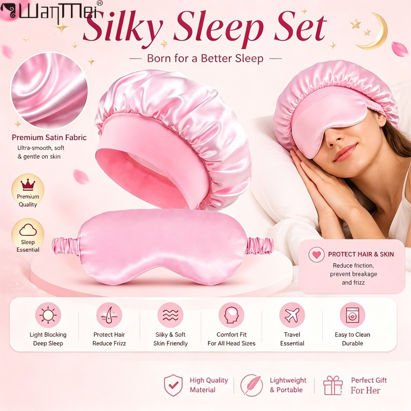    Ensemble bonnet de nuit en - Hair Care Set avis et prix