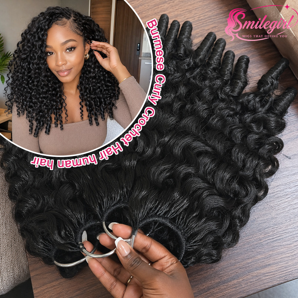 Cheveux humains bouclés birman - Crochet Braiding Hair avis et prix