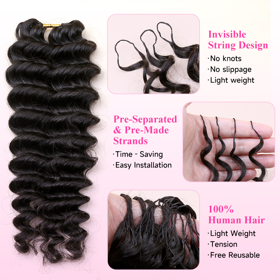 Cheveux naturels à ondulations - Crochet Braiding Hair avis et prix