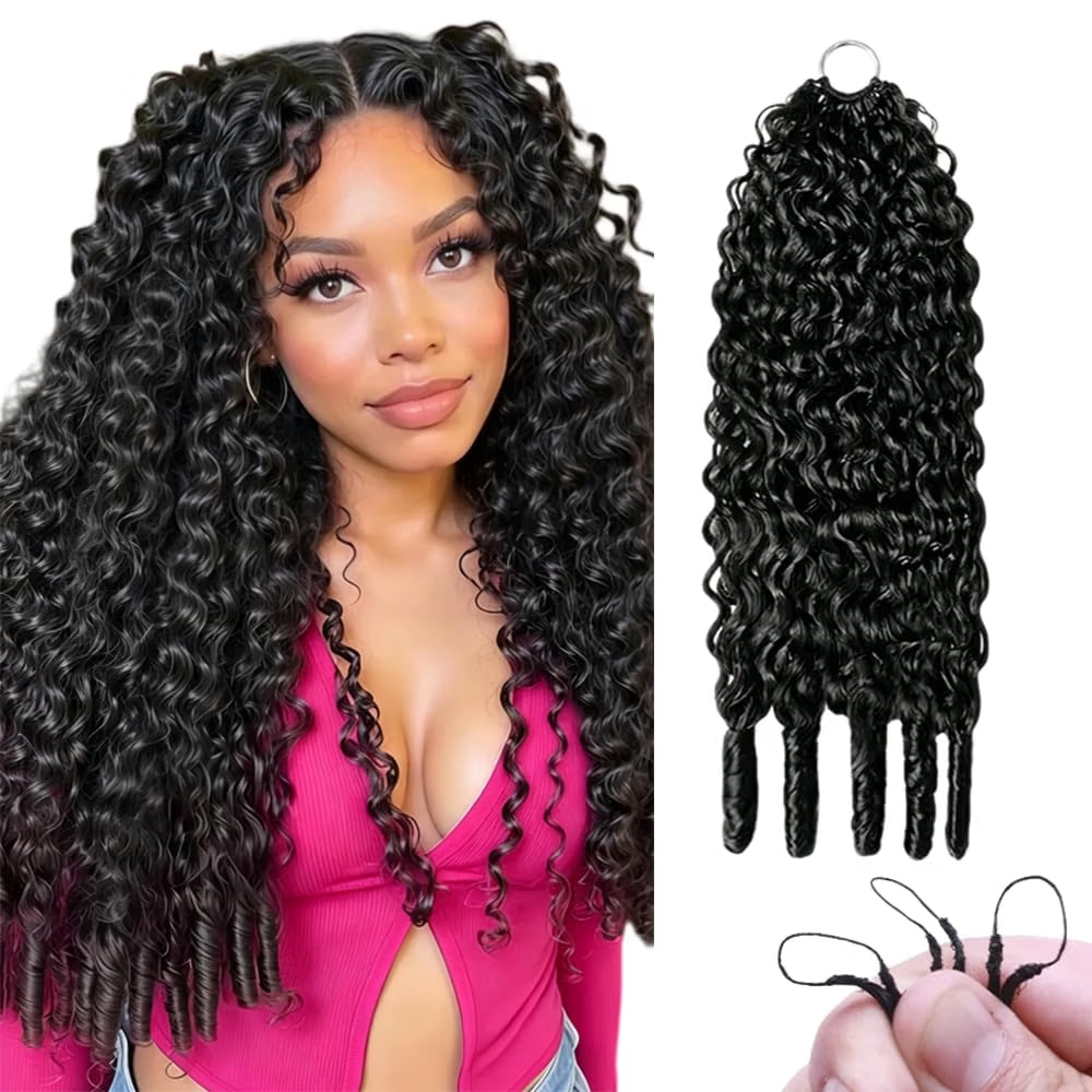 Cheveux humains bouclés birman - Crochet Braiding Hair avis et prix