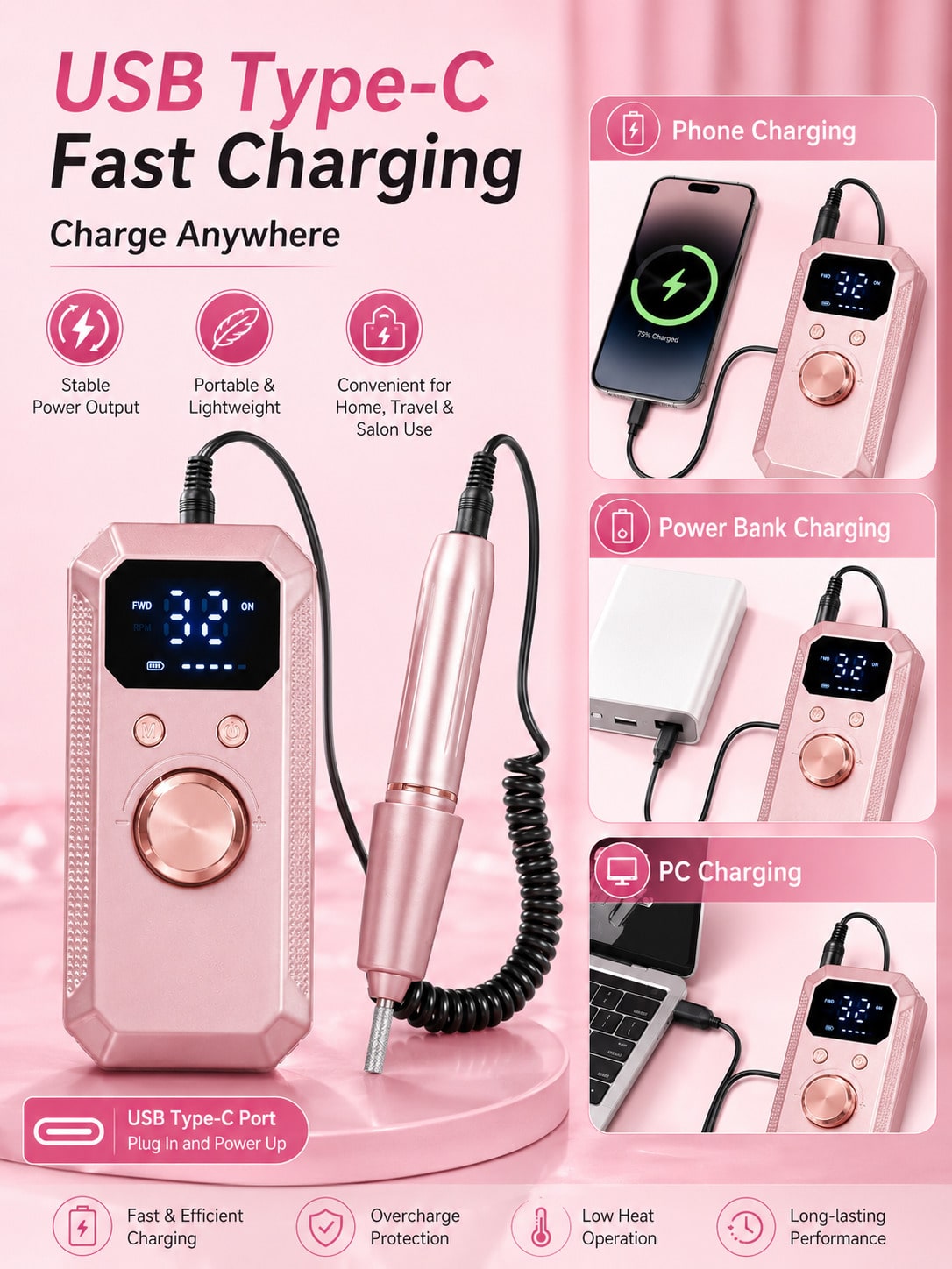 Perceuse à ongles électrique s - Hair Care Set avis et prix